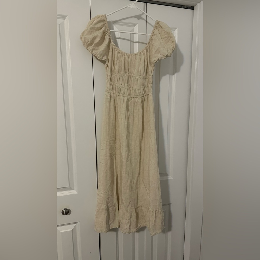 Cream Maxi Dress
